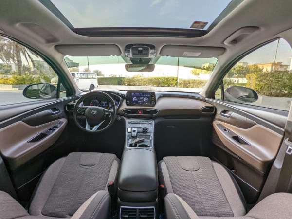 Hyundai Santa Fe 2021/ Black LHD Petrol AT SUV 4WD view 6