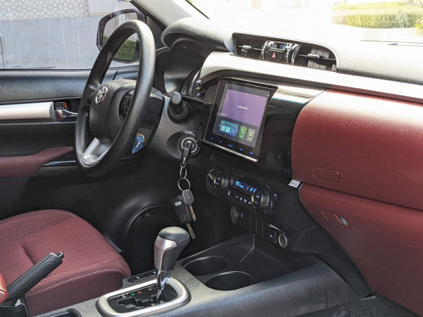 Toyota Hilux 2024  White LHD Petrol AT Pickup 4WD view 3