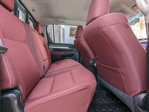 Toyota Hilux 2024  White LHD Petrol AT Pickup 4WD view 6