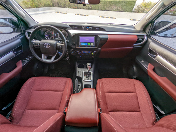 Toyota Hilux 2024  White LHD Petrol AT Pickup 4WD view 7