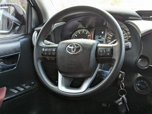 Toyota Hilux 2024  White LHD Petrol AT Pickup 4WD view 9