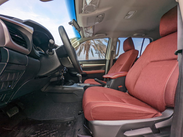 Toyota Hilux 2024  White LHD Petrol AT Pickup 4WD view 10