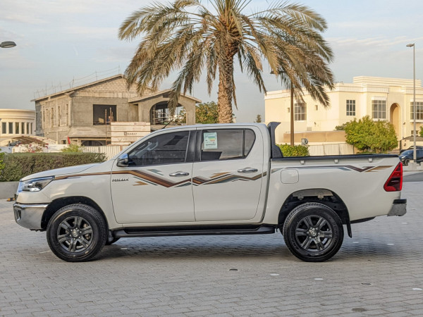 Toyota Hilux 2024  White LHD Petrol AT Pickup 4WD view 12