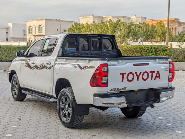 Toyota Hilux 2024  White LHD Petrol AT Pickup 4WD view 15