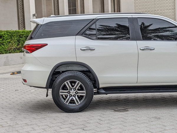 Toyota Fortuner 2021  White LHD Petrol AT SUV 4WD view 2