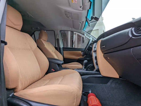Toyota Fortuner 2021  White LHD Petrol AT SUV 4WD view 3