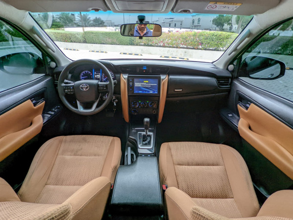 Toyota Fortuner 2021  White LHD Petrol AT SUV 4WD view 8