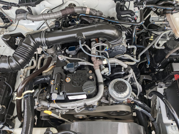 Toyota Fortuner 2021  White LHD Petrol AT SUV 4WD view 11