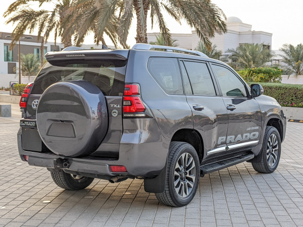 Toyota LAND CRUISER PRADO 2022  Grey LHD Petrol AT SUV 4WD view 12