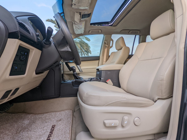 Toyota LAND CRUISER PRADO 2022  Grey LHD Petrol AT SUV 4WD view 13