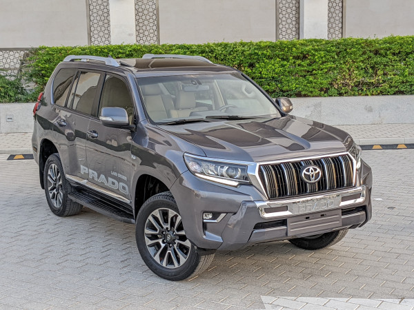 Toyota LAND CRUISER PRADO 2022  Grey LHD Petrol AT SUV 4WD view 27