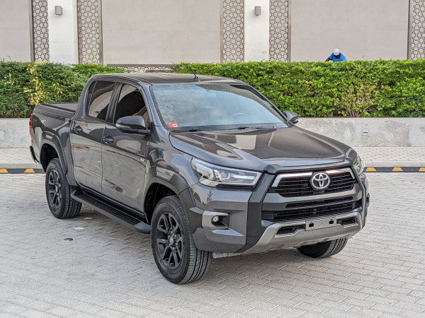 Toyota Hilux 2021  Grey LHD Petrol AT Pickup 4WD view 2