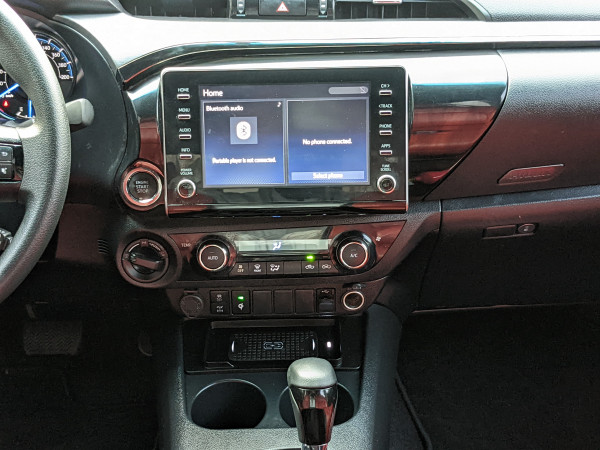 Toyota Hilux 2021  Grey LHD Petrol AT Pickup 4WD view 10