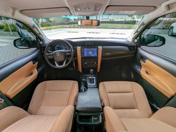 Toyota Fortuner 2021  White LHD Petrol AT SUV 4WD view 10