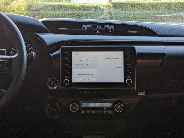 Toyota Hilux 2021  Black LHD Petrol AT Pickup 4WD view 2