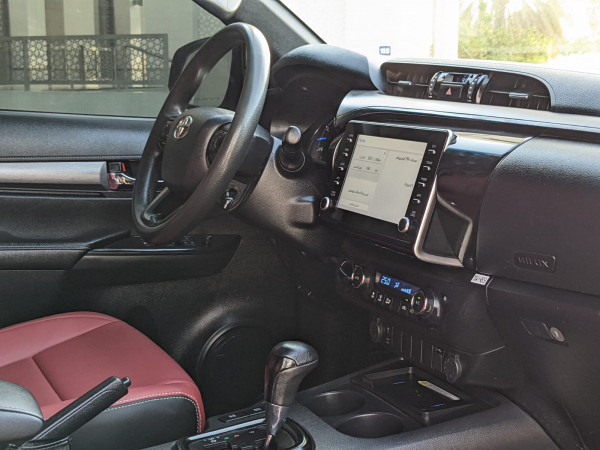 Toyota Hilux 2021  Black LHD Petrol AT Pickup 4WD view 3