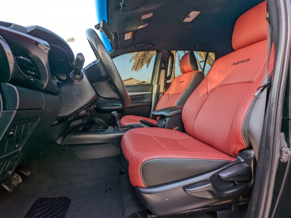 Toyota Hilux 2021  Black LHD Petrol AT Pickup 4WD view 4