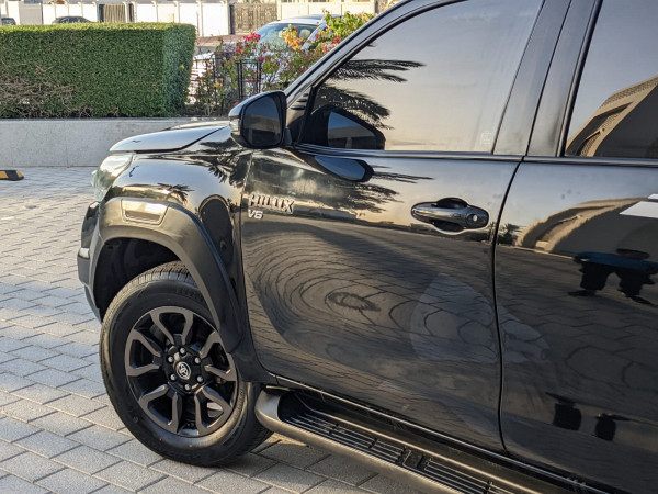 Toyota Hilux 2021  Black LHD Petrol AT Pickup 4WD view 6