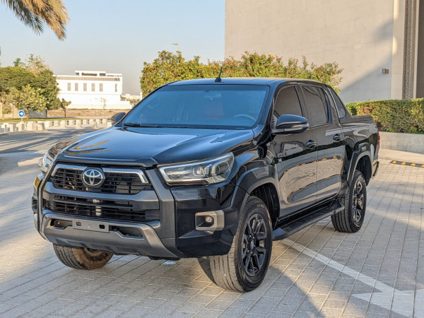 Toyota Hilux 2021  Black LHD Petrol AT Pickup 4WD view 12