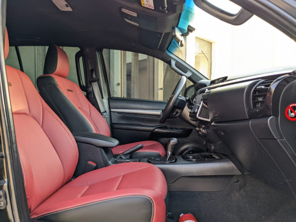 Toyota Hilux 2021  Black LHD Petrol AT Pickup 4WD view 13