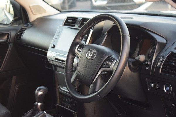 Toyota LAND CRUISER PRADO 2023  Silver RHD Diesel AT SUV 4WD view 2