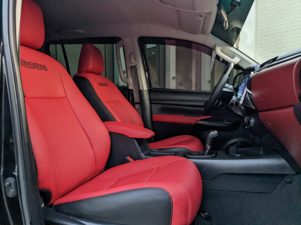 Toyota Hilux 2020  Black LHD Petrol AT Pickup 4WD view 3