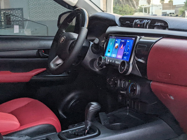 Toyota Hilux 2020  Black LHD Petrol AT Pickup 4WD view 4