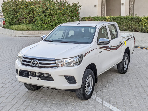 Toyota Hilux 2019  White LHD Diesel MT Pickup 4WD