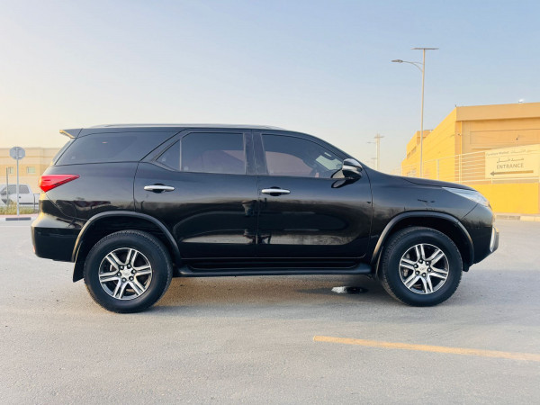 Toyota Fortuner 2017  Black LHD Petrol AT SUV 4WD view 4