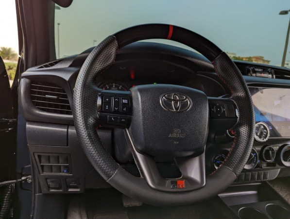 Toyota Hilux 2020  Black LHD Petrol AT Pickup 4WD view 2