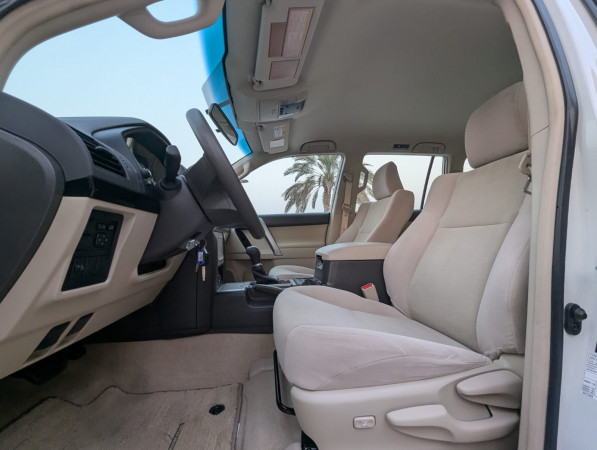 Toyota LAND CRUISER PRADO 2023  White LHD Petrol AT SUV 4WD view 2