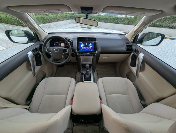 Toyota LAND CRUISER PRADO 2023  White LHD Petrol AT SUV 4WD view 3