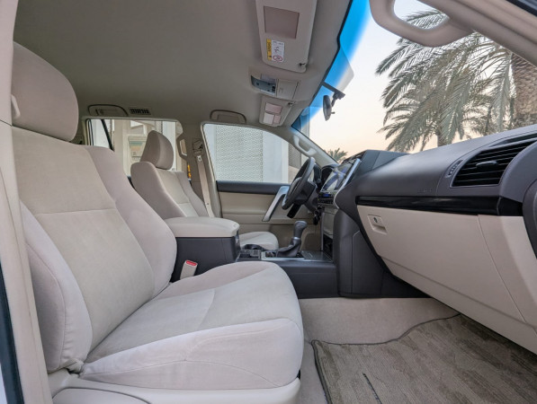Toyota LAND CRUISER PRADO 2023  White LHD Petrol AT SUV 4WD view 4