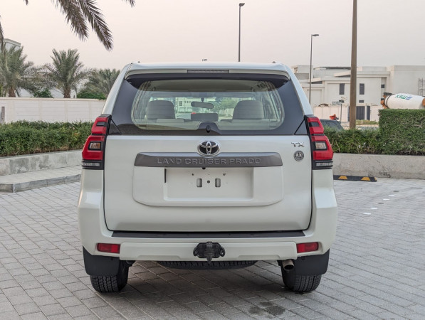 Toyota LAND CRUISER PRADO 2023  White LHD Petrol AT SUV 4WD view 12