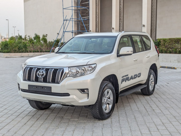 Toyota LAND CRUISER PRADO 2023  White LHD Petrol AT SUV 4WD view 16