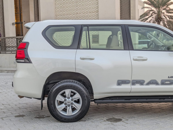Toyota LAND CRUISER PRADO 2023  White LHD Petrol AT SUV 4WD view 22
