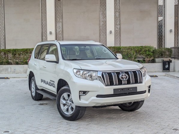 Toyota LAND CRUISER PRADO 2023  White LHD Petrol AT SUV 4WD view 23