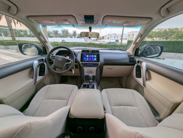 Toyota LAND CRUISER PRADO 2023  White LHD Petrol AT SUV 4WD view 3