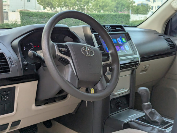Toyota LAND CRUISER PRADO 2023  White LHD Petrol AT SUV 4WD view 5