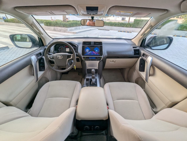 Toyota LAND CRUISER PRADO 2023  White LHD Petrol AT SUV 4WD view 3