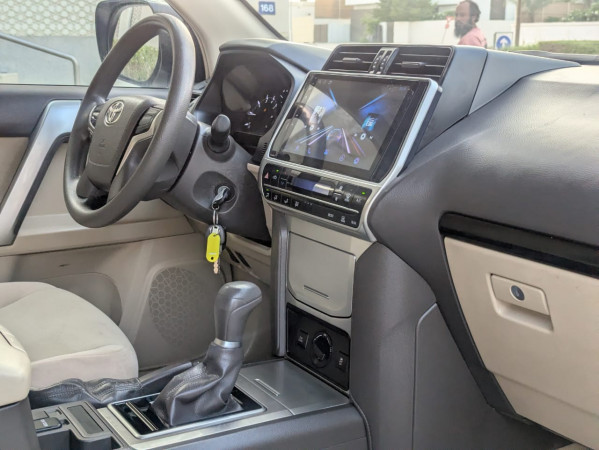 Toyota LAND CRUISER PRADO 2023  White LHD Petrol AT SUV 4WD view 6