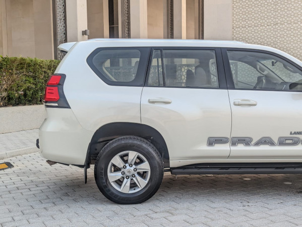 Toyota LAND CRUISER PRADO 2023  White LHD Petrol AT SUV 4WD view 22