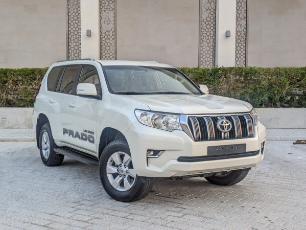 Toyota LAND CRUISER PRADO 2023  White LHD Petrol AT SUV 4WD view 23