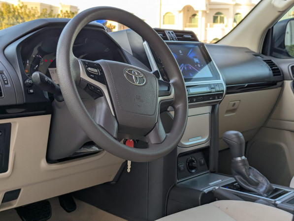 Toyota LAND CRUISER PRADO 2023  White LHD Petrol AT SUV 4WD view 2