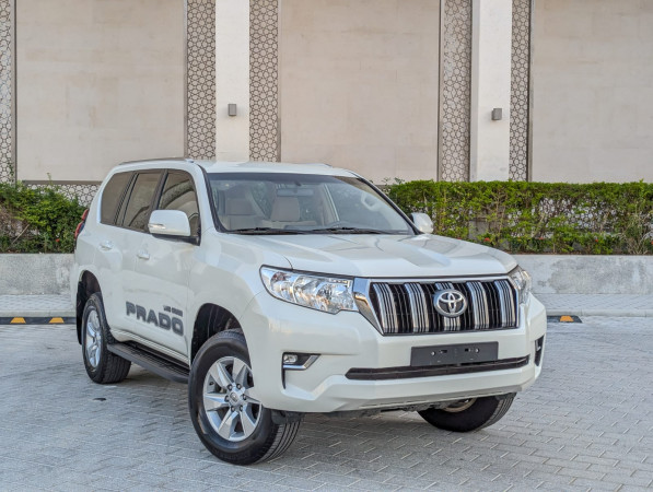 Toyota LAND CRUISER PRADO 2023  White LHD Petrol AT SUV 4WD view 20