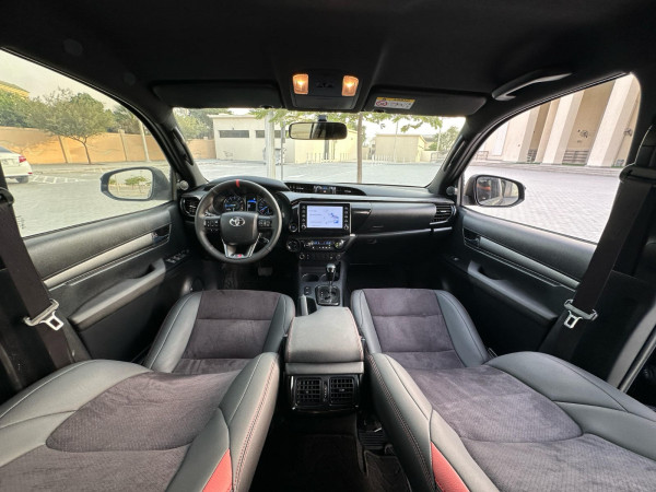 Toyota Hilux 2023  Black LHD Petrol AT Pickup 4WD view 2