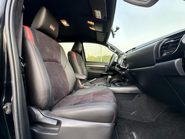 Toyota Hilux 2023  Black LHD Petrol AT Pickup 4WD view 4