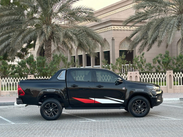 Toyota Hilux 2023  Black LHD Petrol AT Pickup 4WD view 10
