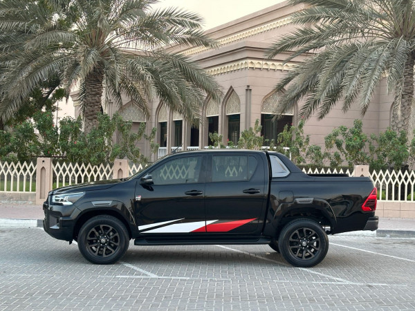 Toyota Hilux 2023  Black LHD Petrol AT Pickup 4WD view 11