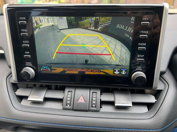 Toyota RAV 4 2019/ Silver RHD Hybrid AT SUV Crossover 2WD view 10